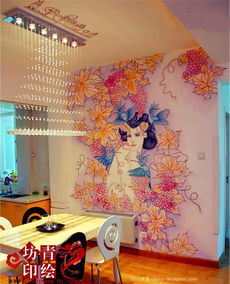 藝術(shù)與實(shí)用的融合 墻體彩繪、手繪墻與地坪工程的藝術(shù)革新